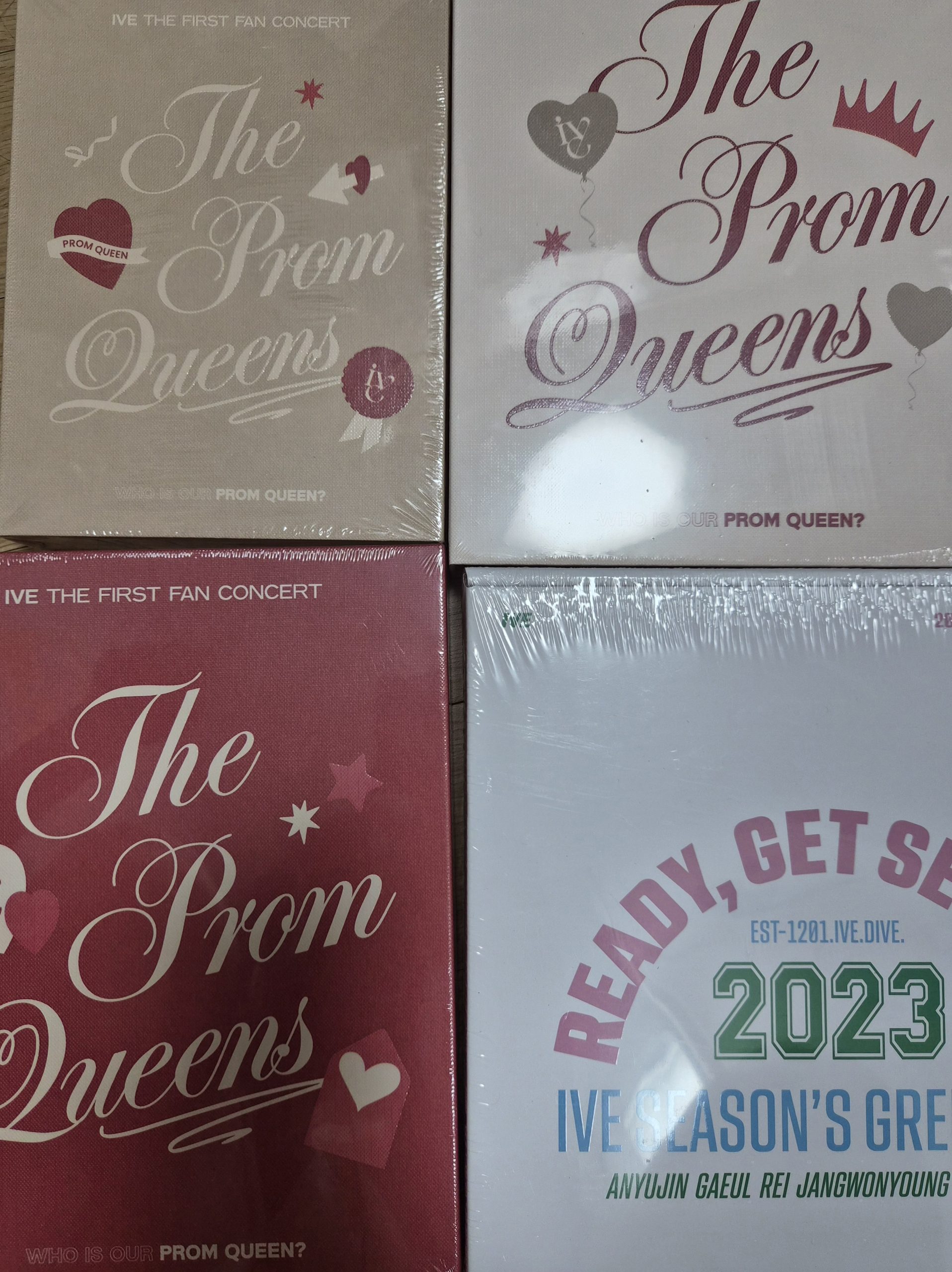 미개봉) 아이브 팬콘 The Prom Queens 블루레이 DVD KIT 2023년도 시그 시즌그리팅 장원영안유진